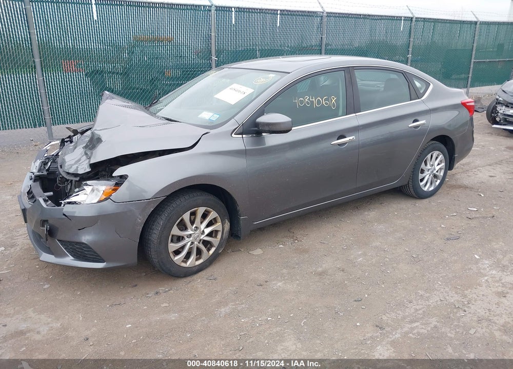 2018 NISSAN SENTRA SV VIN: 3N1AB7AP3JY218186
