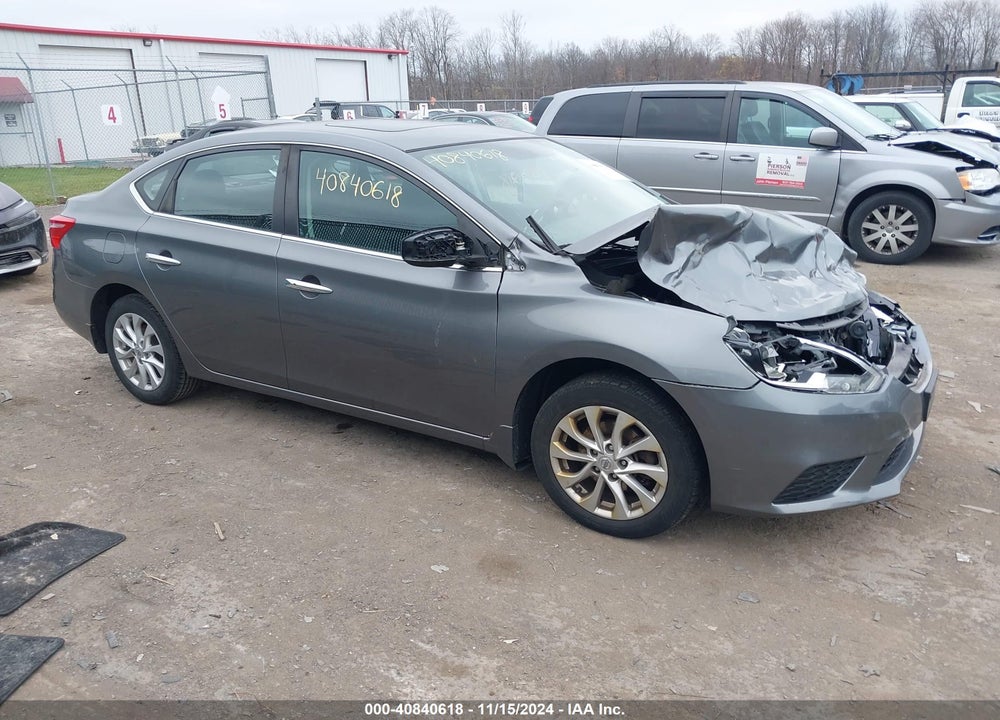 2018 NISSAN SENTRA SV VIN: 3N1AB7AP3JY218186