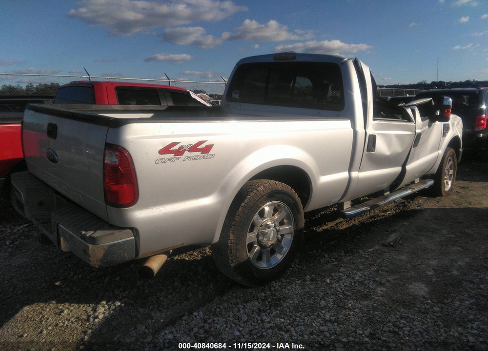 2008 FORD F-250 LARIAT VIN: 1FTSW21R18EE07226