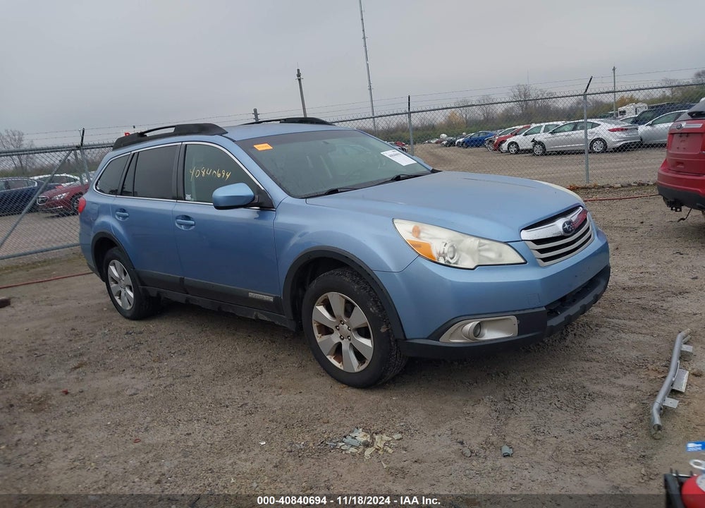 2011 SUBARU OUTBACK 2.5I PREMIUM VIN: 4S4BRBCC3B3387012