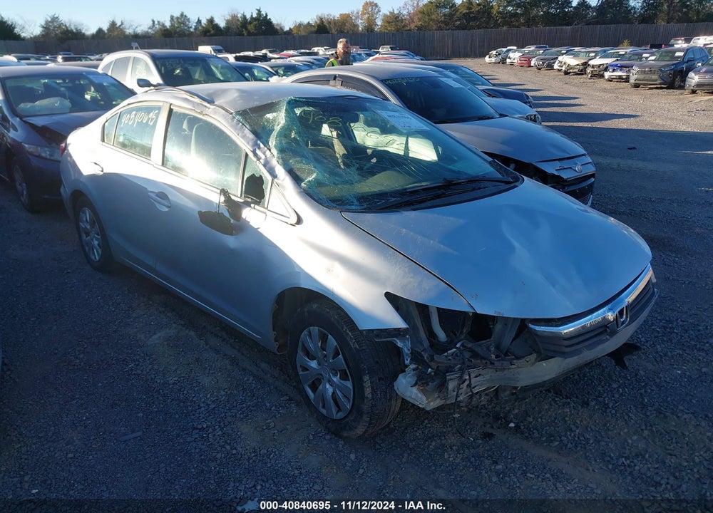 2012 HONDA CIVIC LX VIN: 2HGFB2F50CH574358