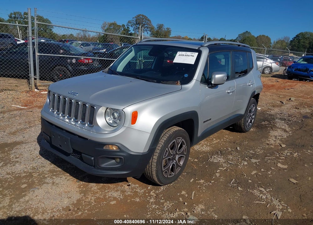 2018 JEEP RENEGADE LIMITED 4X4 VIN: ZACCJBDB6JPG72304