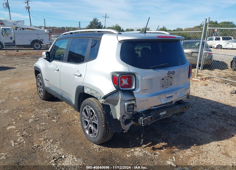 2018 JEEP RENEGADE LIMITED 4X4 VIN: ZACCJBDB6JPG72304