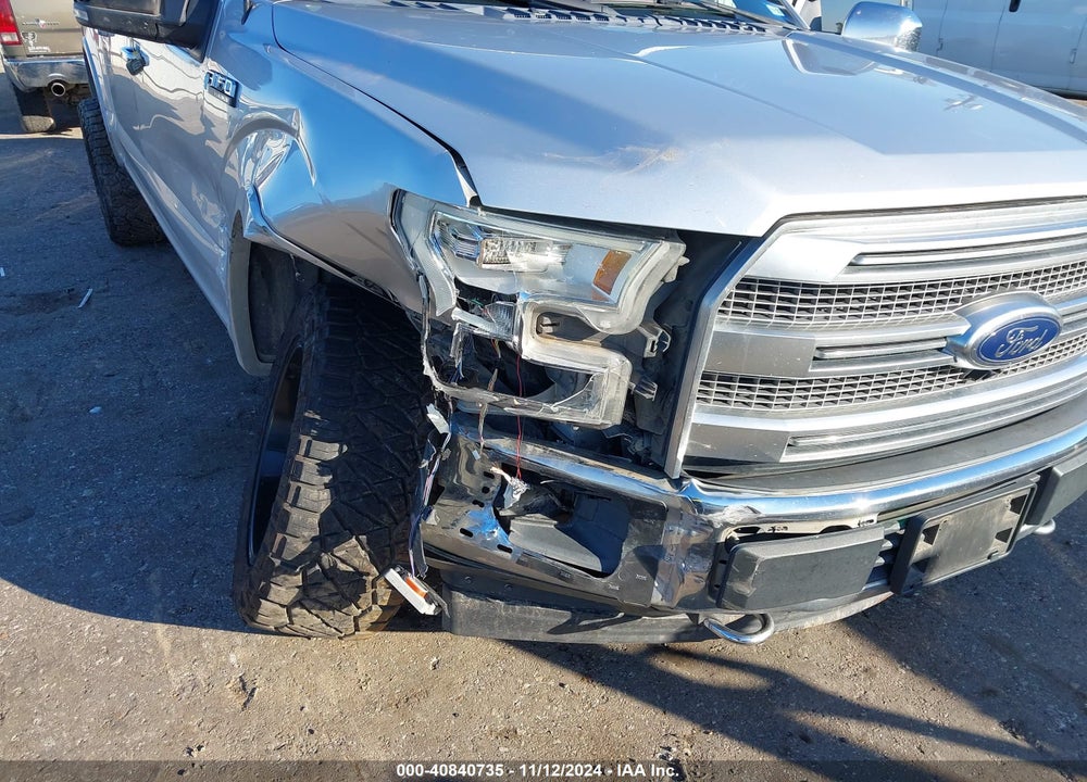 2017 FORD F-150 PLATINUM VIN: 1FTEW1EF2HFA33498