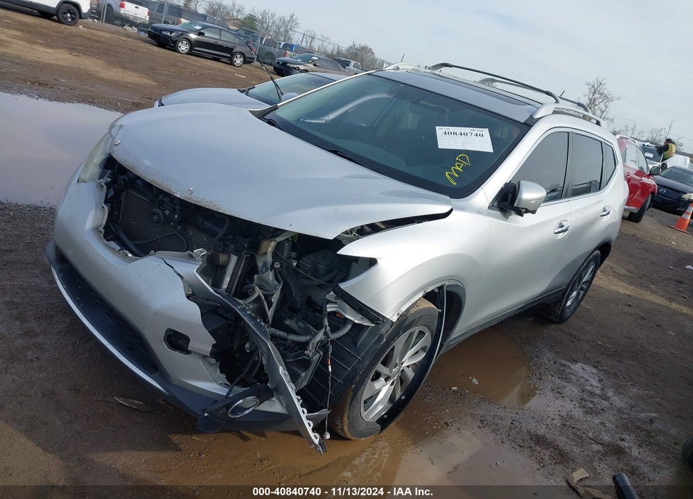 2014 NISSAN ROGUE SL VIN: 5N1AT2MV7EC756620
