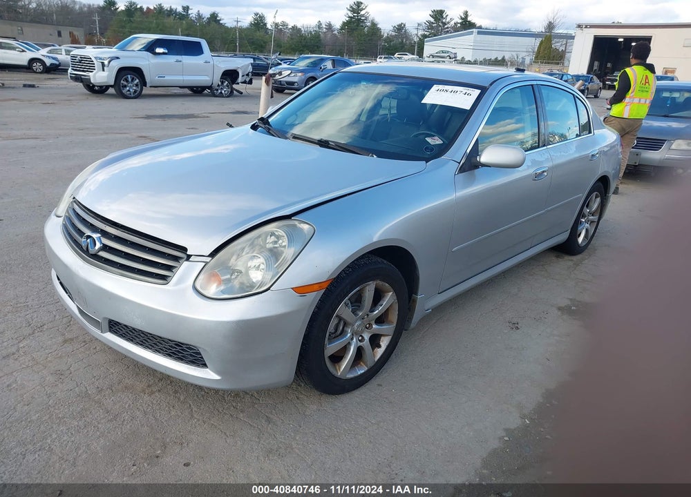 2006 INFINITI G35X VIN: JNKCV51F56M615156