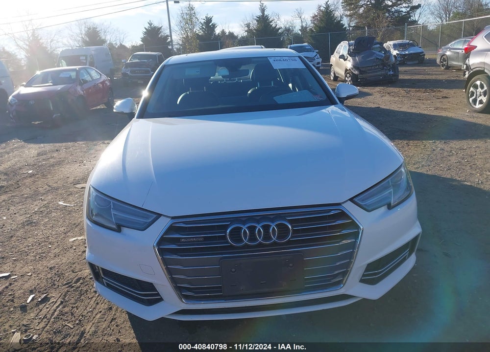 2017 AUDI A4 2.0T SEASON OF  PREMIUM VIN: WAUDNAF43HN045531