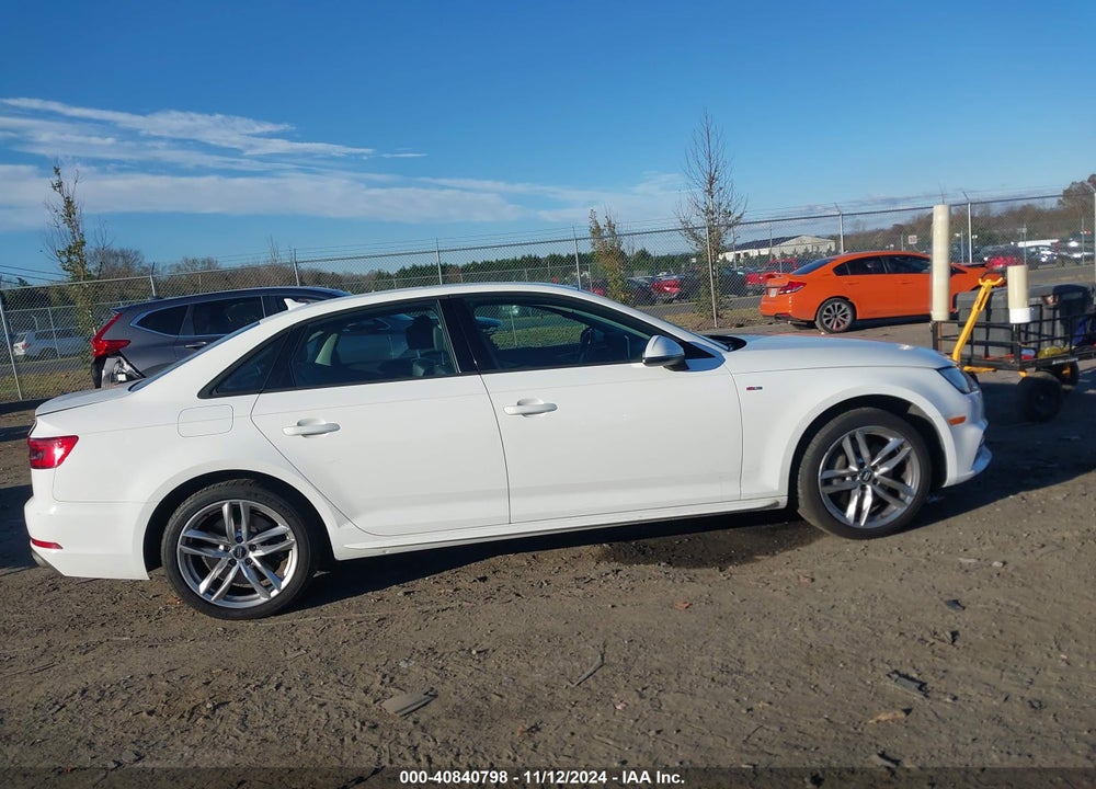 2017 AUDI A4 2.0T SEASON OF  PREMIUM VIN: WAUDNAF43HN045531