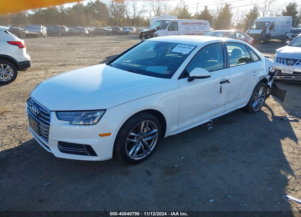 2017 AUDI A4 2.0T SEASON OF  PREMIUM VIN: WAUDNAF43HN045531