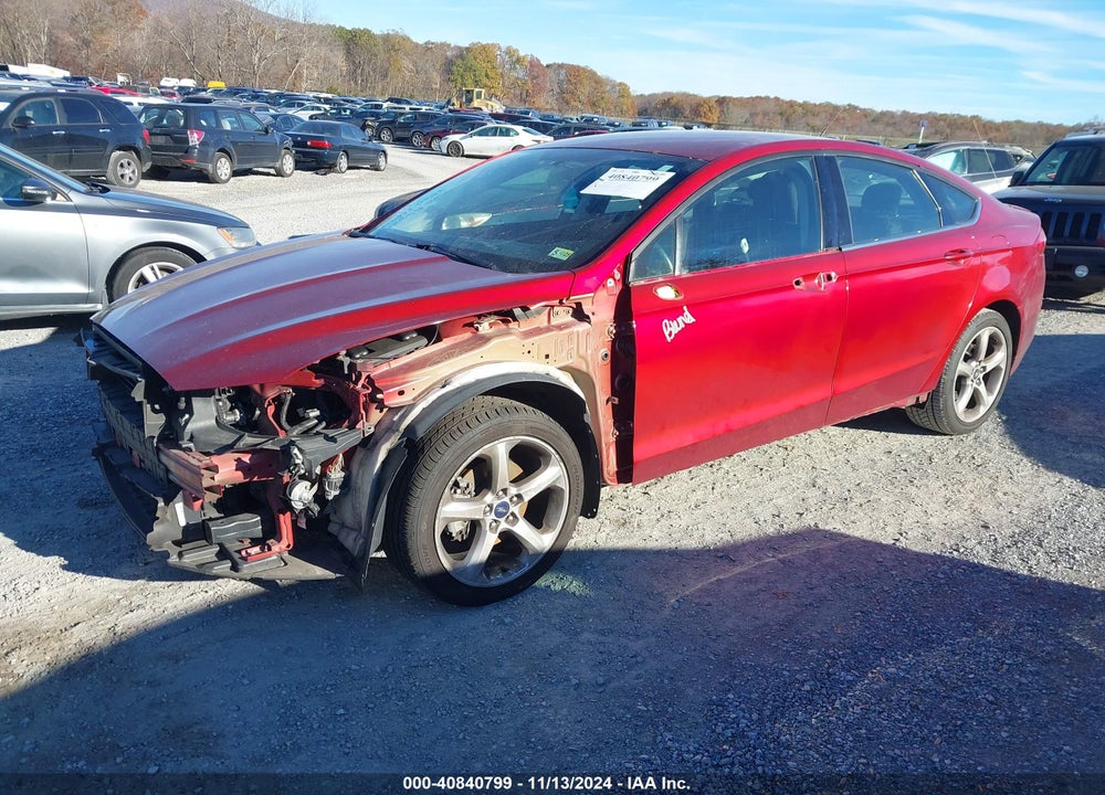 2016 FORD FUSION SE VIN: 3FA6P0HD5GR255594