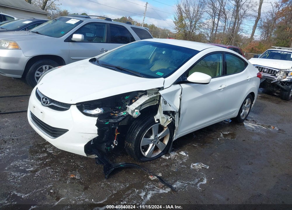 2013 HYUNDAI ELANTRA GLS VIN: 5NPDH4AE4DH311855