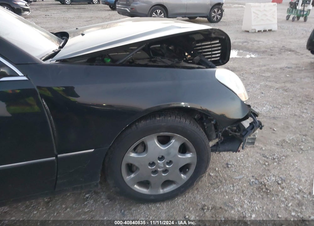 2001 LEXUS LS 430 VIN: JTHBN30F510003802