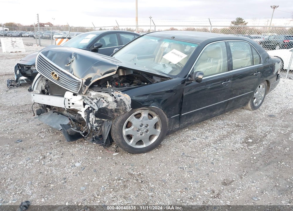 2001 LEXUS LS 430 VIN: JTHBN30F510003802