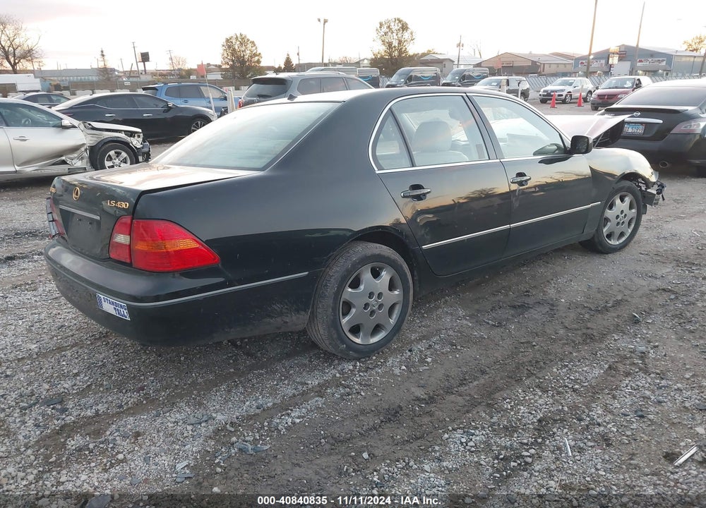 2001 LEXUS LS 430 VIN: JTHBN30F510003802