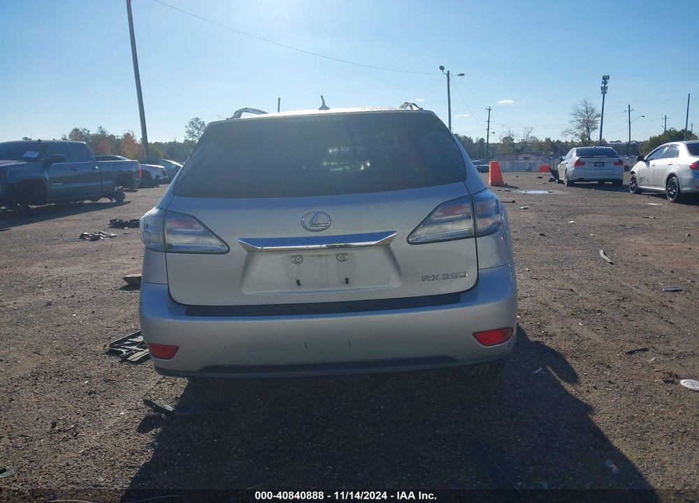 2012 LEXUS RX 350 VIN: 2T2ZK1BA7CC075622
