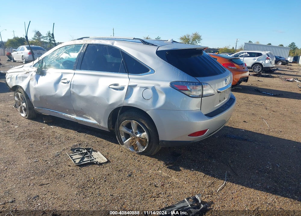 2012 LEXUS RX 350 VIN: 2T2ZK1BA7CC075622