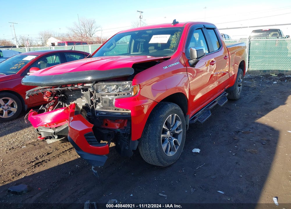 2021 CHEVROLET SILVERADO 1500 4WD STANDARD BED LT VIN: 1GCRYDED2MZ125957