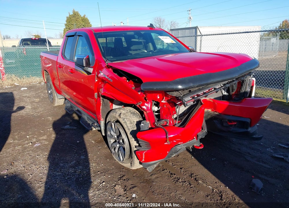 2021 CHEVROLET SILVERADO 1500 4WD STANDARD BED LT VIN: 1GCRYDED2MZ125957