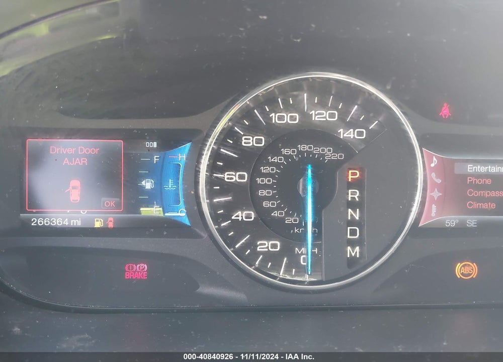 2011 FORD EDGE LIMITED VIN: 2FMDK3KC9BBA17252