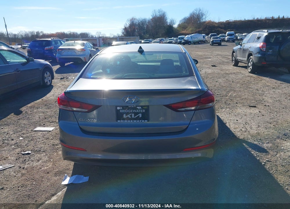 2018 HYUNDAI ELANTRA VALUE EDITION VIN: 5NPD84LF3JH282205