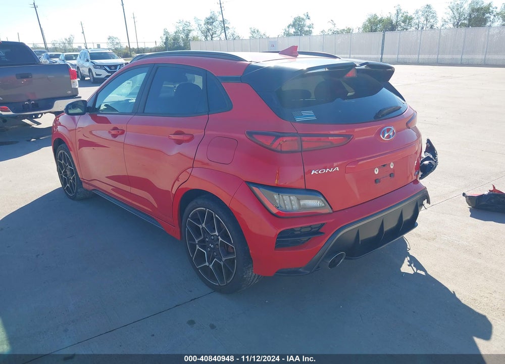 2022 HYUNDAI KONA N VIN: KM8KH3AC8NU004594