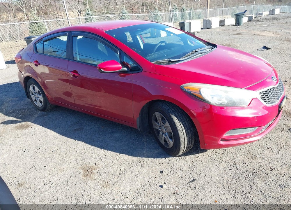 2016 KIA FORTE LX VIN: KNAFK4A62G5600947