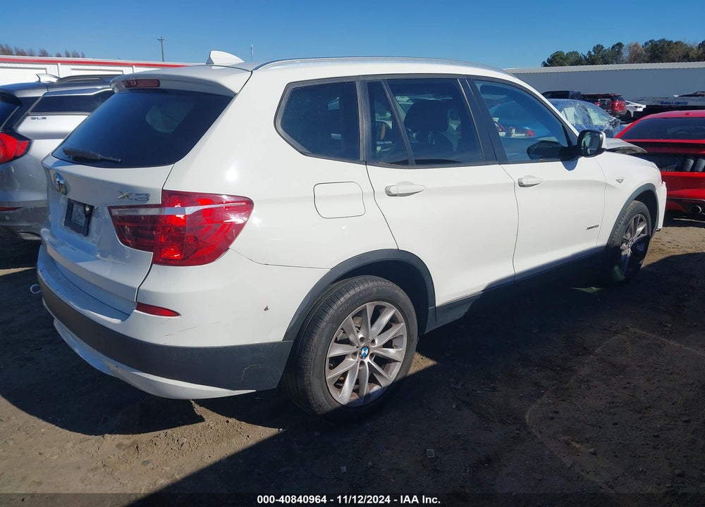 2013 BMW X3 XDRIVE28I VIN: 5UXWX9C58D0A23955