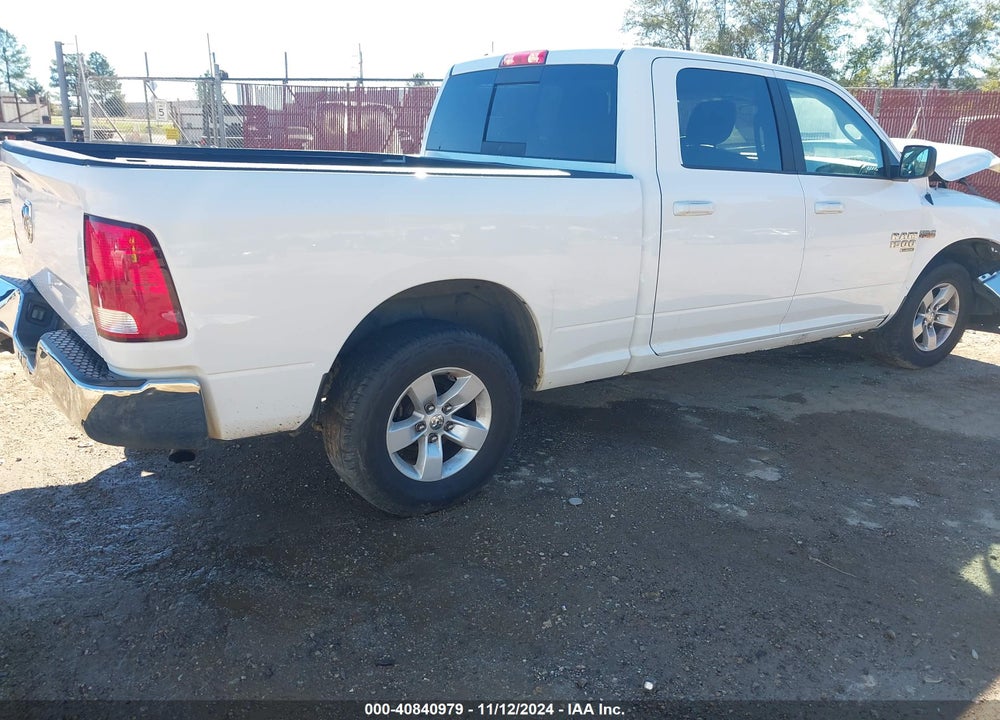 2019 RAM 1500 CLASSIC SLT 4X2 6'4 BOX VIN: 1C6RR6TTXKS653715