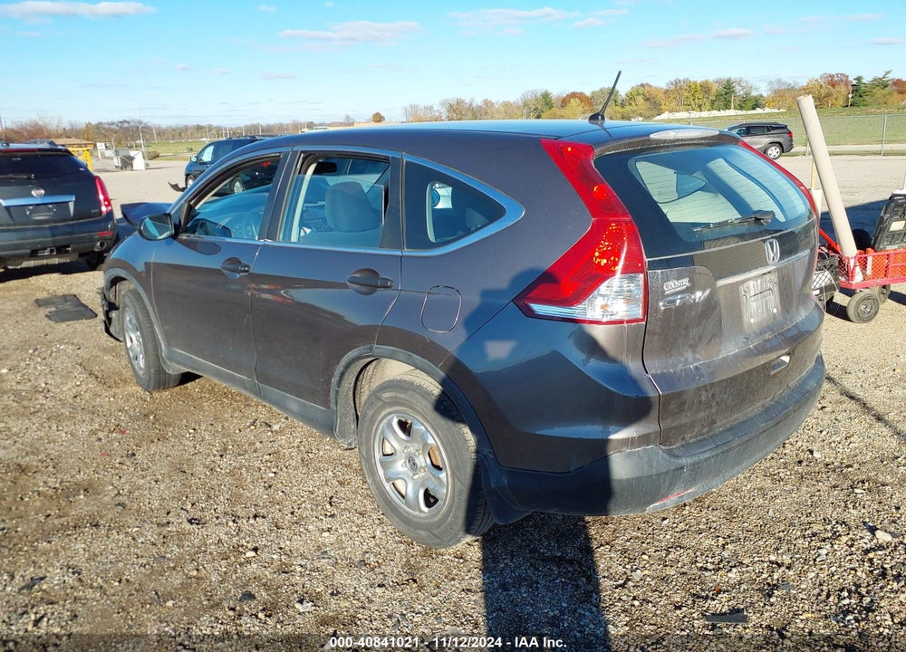 2013 HONDA CR-V LX VIN: 3CZRM3H33DG712655