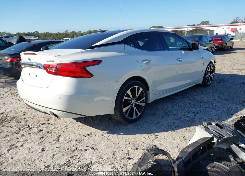 2016 NISSAN MAXIMA 3.5 PLATINUM VIN: 1N4AA6AP3GC417529