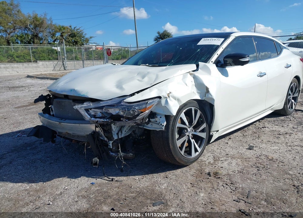 2016 NISSAN MAXIMA 3.5 PLATINUM VIN: 1N4AA6AP3GC417529