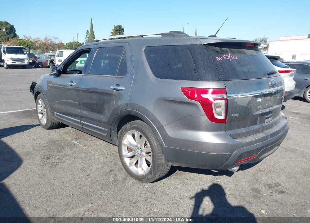 2012 FORD EXPLORER XLT VIN: 1FMHK7D8XCGA48361