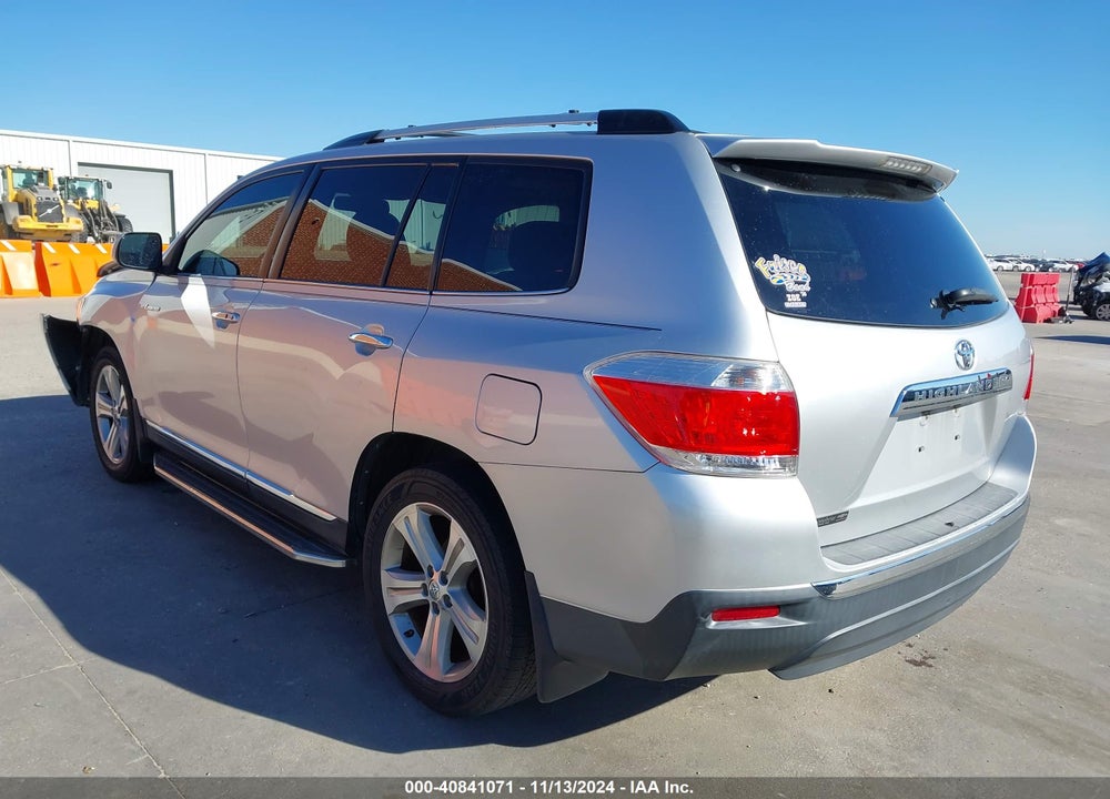 2013 TOYOTA HIGHLANDER LIMITED V6 VIN: 5TDYK3EH8DS121763