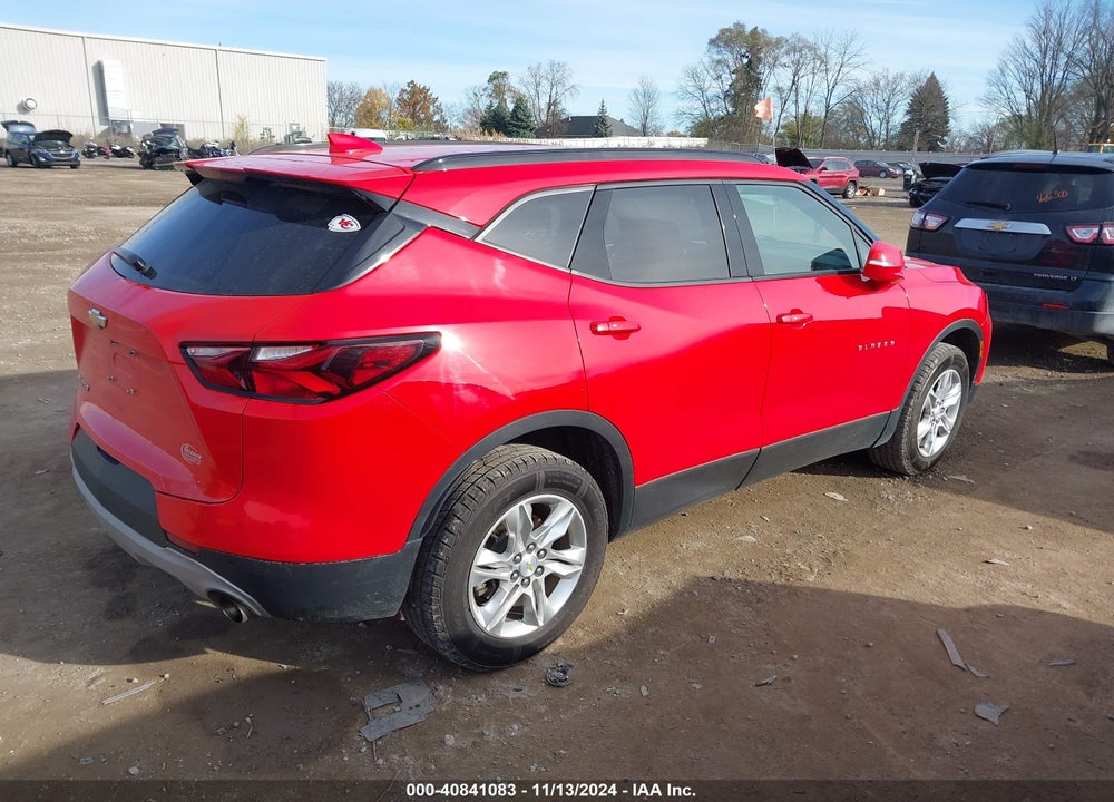 2020 CHEVROLET BLAZER VIN: 3GNKBCRS1LS707539
