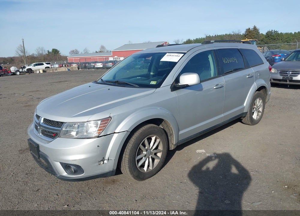 2014 DODGE JOURNEY SXT VIN: 3C4PDDBG7ET230505