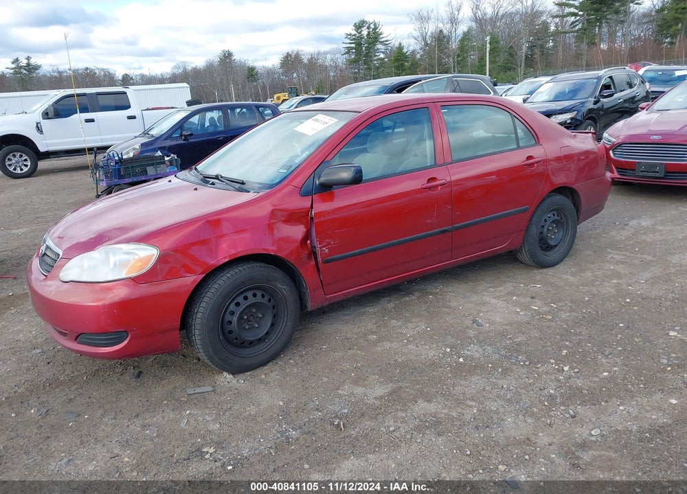 2008 TOYOTA COROLLA CE VIN: 2T1BR32EX8C903041