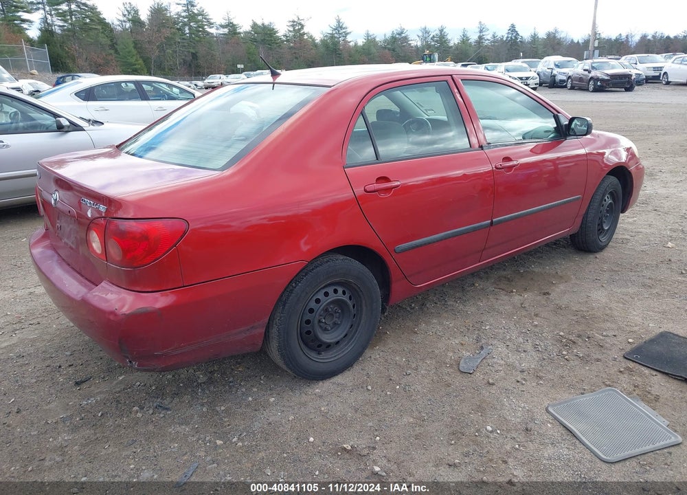 2008 TOYOTA COROLLA CE VIN: 2T1BR32EX8C903041