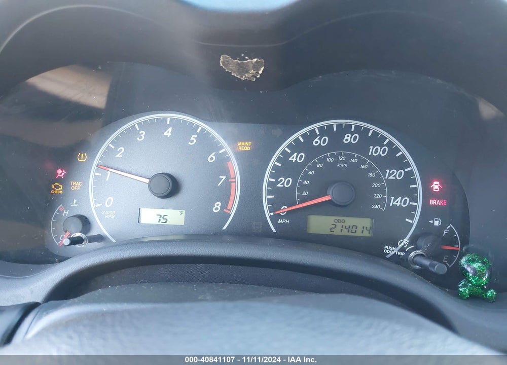 2011 TOYOTA COROLLA VIN: 2T1BU4EEXBC653727