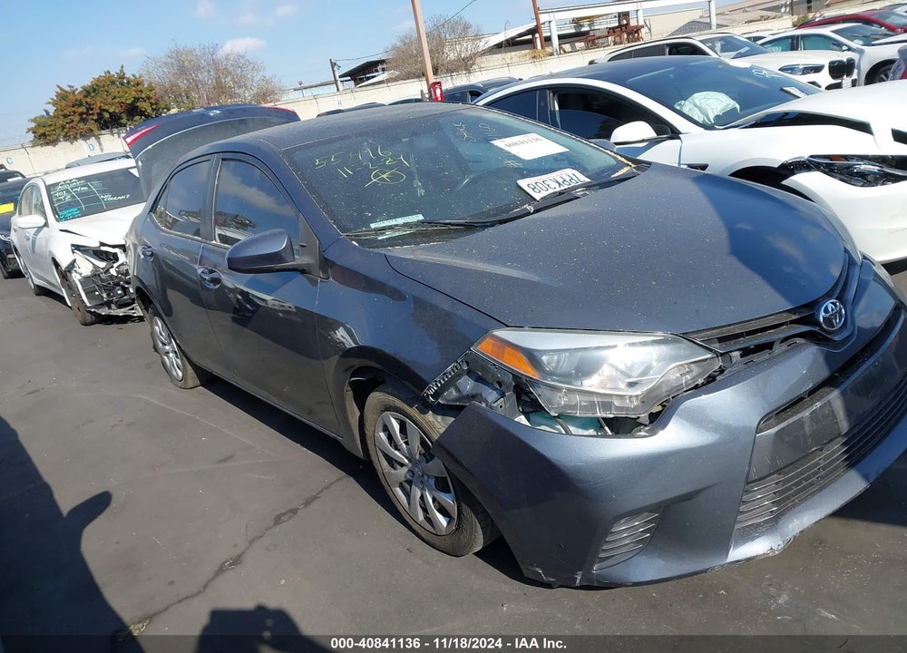 2016 TOYOTA COROLLA VIN: 5YFBURHE9GP433589