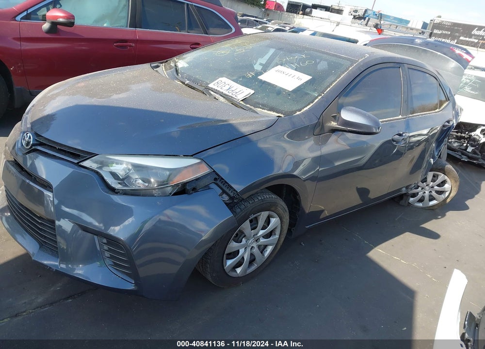 2016 TOYOTA COROLLA VIN: 5YFBURHE9GP433589