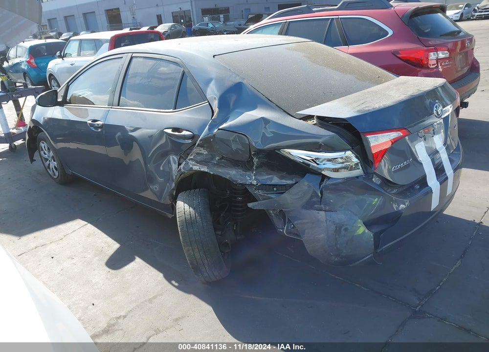 2016 TOYOTA COROLLA VIN: 5YFBURHE9GP433589