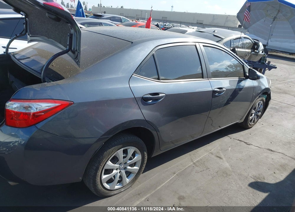 2016 TOYOTA COROLLA VIN: 5YFBURHE9GP433589