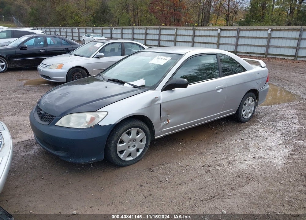 2004 HONDA CIVIC LX VIN: 1HGEM22574L000484
