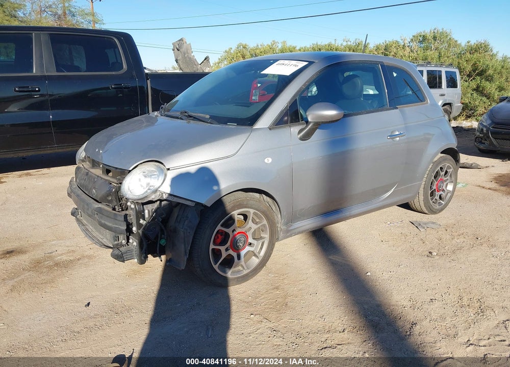 2015 FIAT 500 SPORT VIN: 3C3CFFBR2FT707255