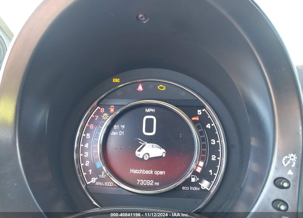 2015 FIAT 500 SPORT VIN: 3C3CFFBR2FT707255