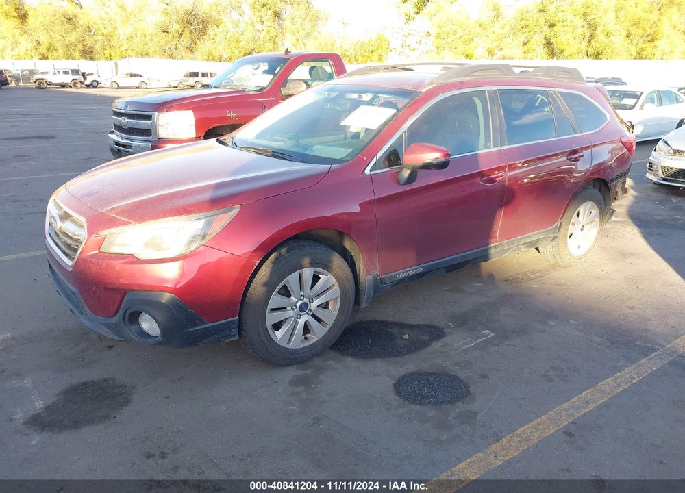 2019 SUBARU OUTBACK 2.5I PREMIUM VIN: 4S4BSAHC7K3238321