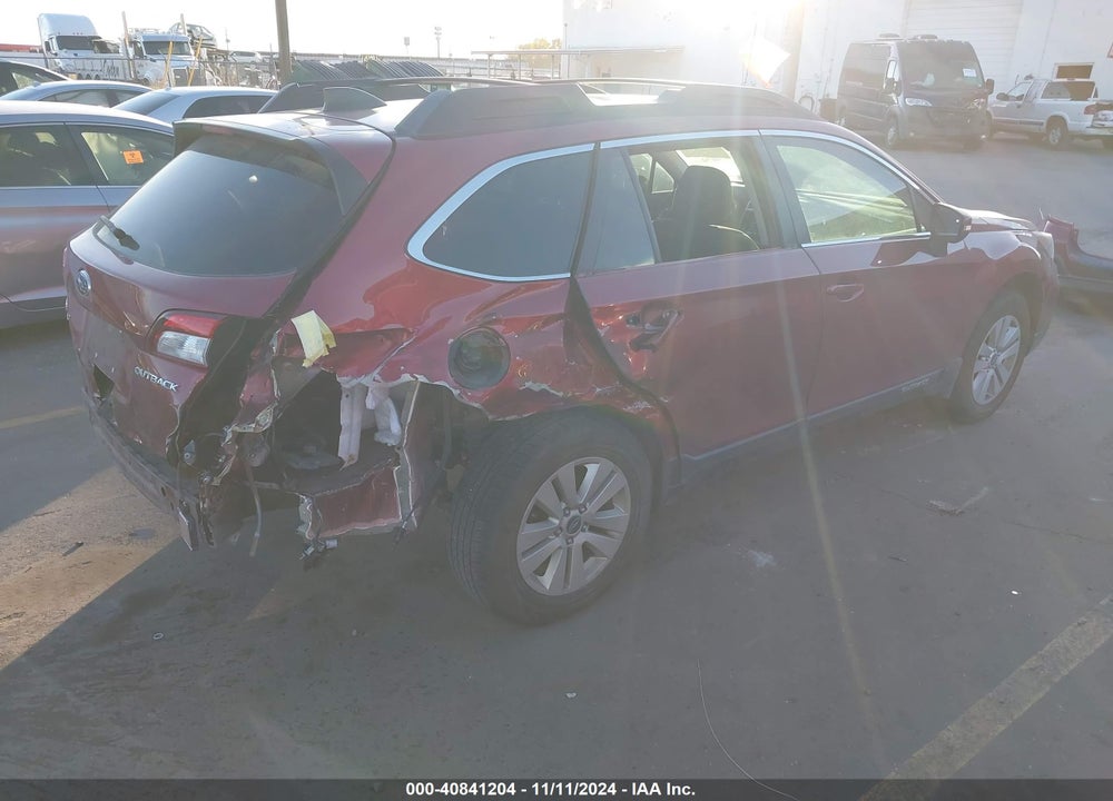 2019 SUBARU OUTBACK 2.5I PREMIUM VIN: 4S4BSAHC7K3238321