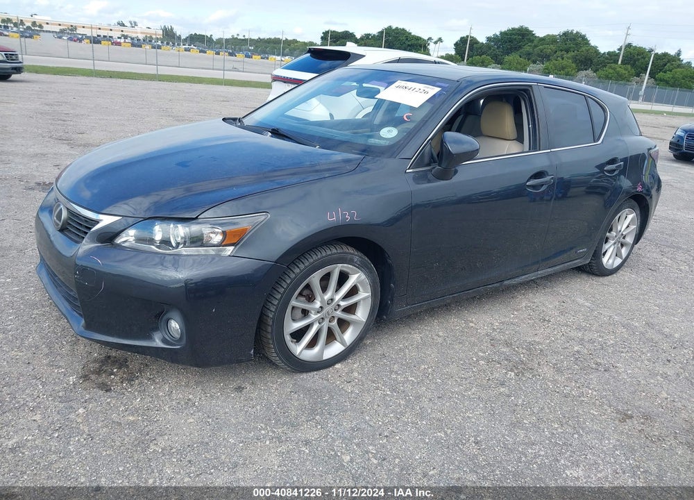 2011 LEXUS CT 200H PREMIUM VIN: JTHKD5BH3B2004367