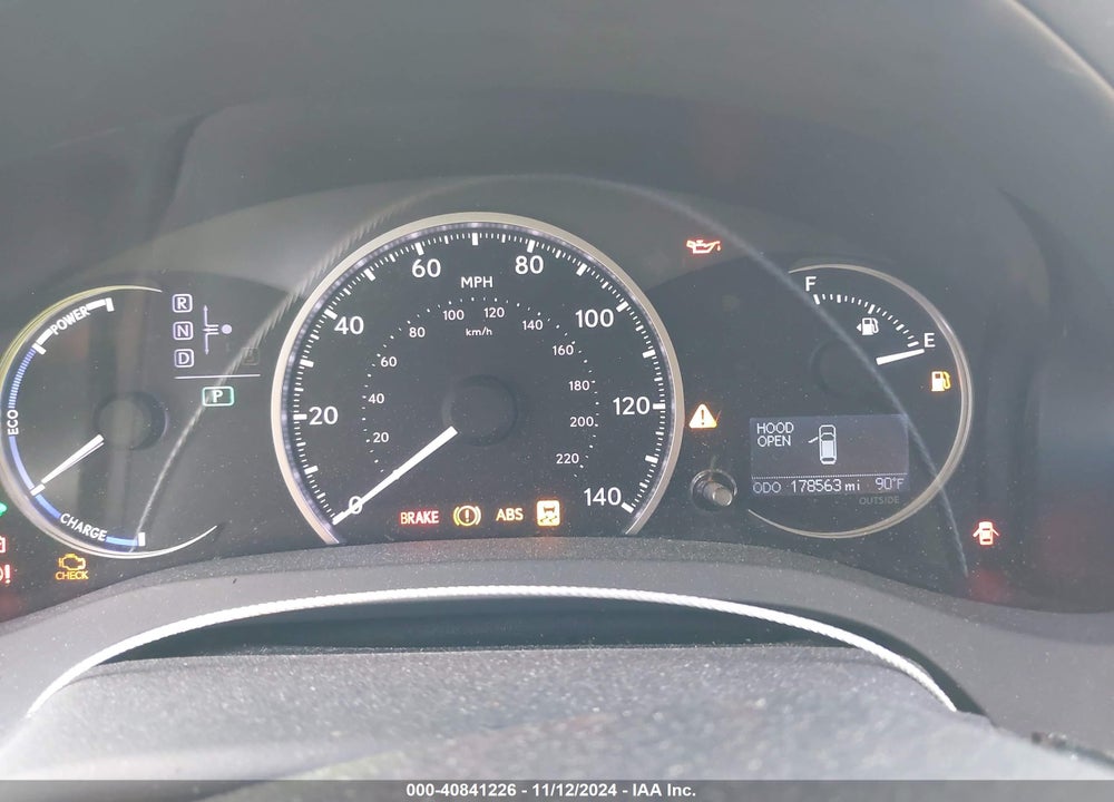 2011 LEXUS CT 200H PREMIUM VIN: JTHKD5BH3B2004367
