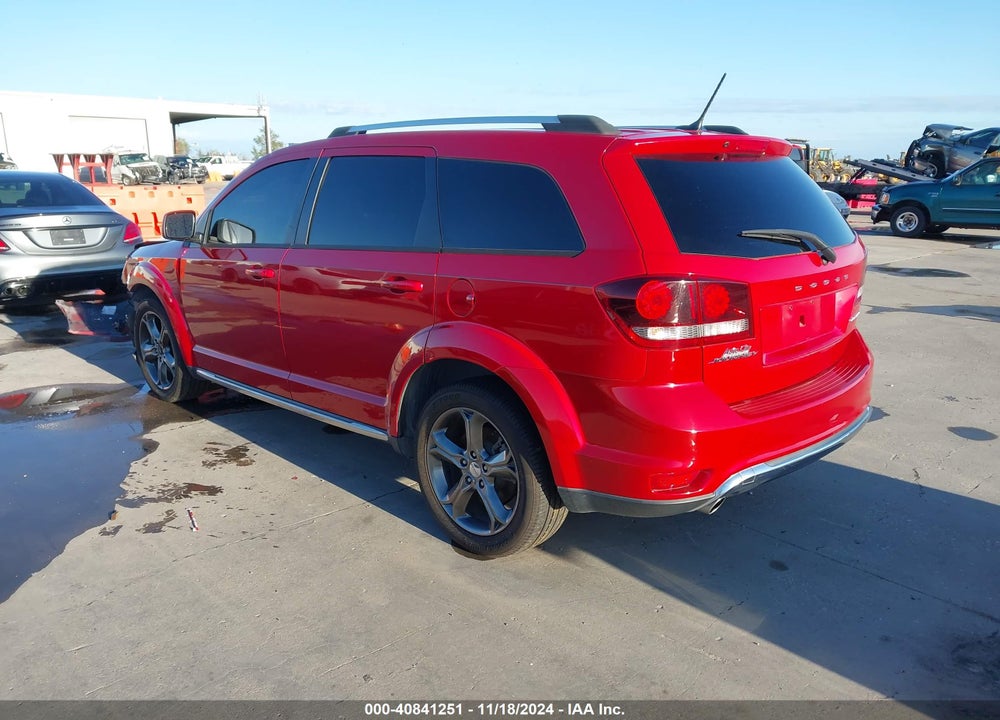 2016 DODGE JOURNEY CROSSROAD VIN: 3C4PDCGGXGT220444